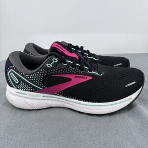 Brooks Ghost 14 Shoes Womens Size 8.5 Black Wide D Running Sneakers 1203561D013